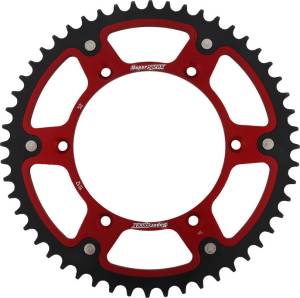 REAR STEALTH SPROCKET ALU/STL 52T-520 RED HUSQ