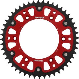 REAR STEALTH SPROCKET ALU/STL 48T-520 RED HON