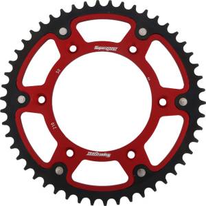 REAR STEALTH SPROCKET ALU/STL 50T-520 RED HON