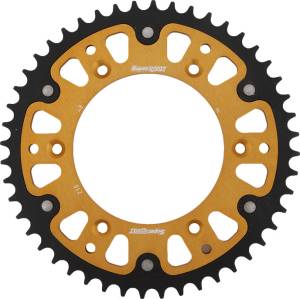 REAR STEALTH SPROCKET ALU/STL 48T-520 GLD HON