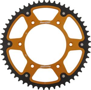 REAR STEALTH SPROCKET ALU/STL 53T-520 GLD HON