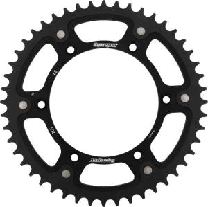 REAR STEALTH SPROCKET ALU/STL 48T-520 BLK YAM