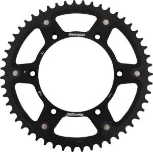 REAR STEALTH SPROCKET ALU/STL 51T-520 BLK YAM