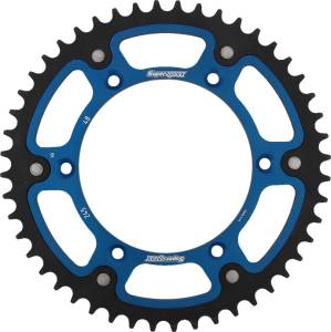 REAR STEALTH SPROCKET ALU/STL 48T-520 BLU YAM