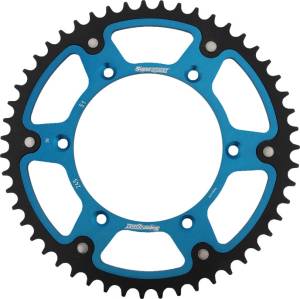 REAR STEALTH SPROCKET ALU/STL 51T-520 BLU YAM