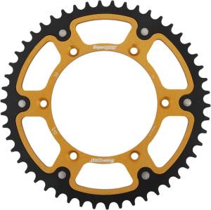 REAR STEALTH SPROCKET ALU/STL 50T-520 GLD YAM