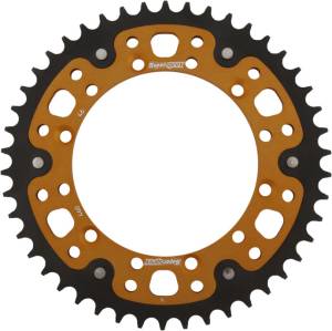 REAR STEALTH SPROCKET ALU/STL 46T-520 GLD KAW