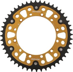 REAR STEALTH SPROCKET ALU/STL 48T-520 GLD KAW/SUZ