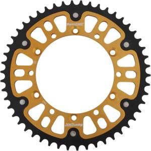 REAR STEALTH SPROCKET ALU/STL 50T-520 GLD KAW