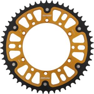 REAR STEALTH SPROCKET ALU/STL 51T-520 GLD KAW