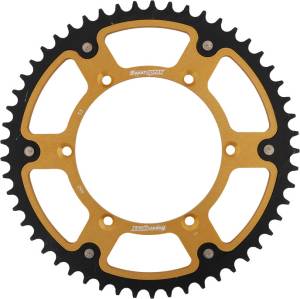 REAR STEALTH SPROCKET ALU/STL 53T-520 GLD KAW/SUZ