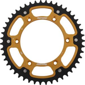 REAR STEALTH SPROCKET ALU/STL 47T-520 GLD KAW/SUZ