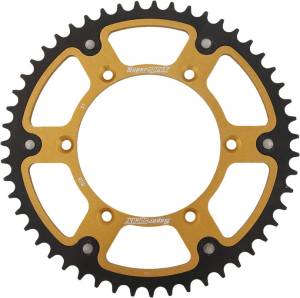 REAR STEALTH SPROCKET ALU/STL 51T-520 GLD SUZ