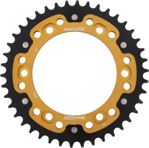 REAR STEALTH SPROCKET ALU/STL 42T-525 GLD KTM