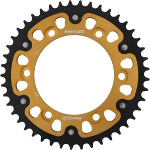 REAR STEALTH SPROCKET ALU/STL 45T-525 GLD KTM