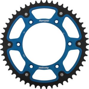 REAR STEALTH SPROCKET ALU/STL 50T-520 BLU HUS/HUSQ/KTM