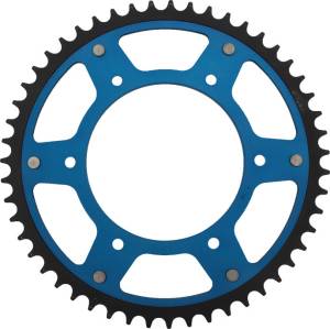 REAR STEALTH SPROCKET ALU/STL 51T-520 BLU HUSQ/KTM