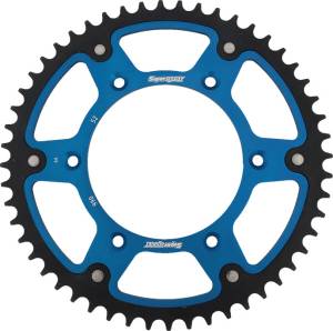 REAR STEALTH SPROCKET ALU/STL 52T-520 BLU HUS/HUSQ/KTM