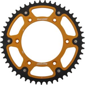 REAR STEALTH SPROCKET ALU/STL 49T-520 GLD HUSQ/KTM