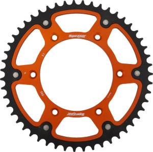 REAR STEALTH SPROCKET ALU/STL 51T-520 ORG HUSQ/KTM