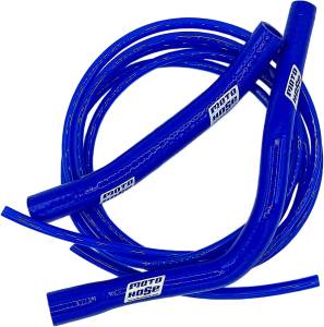 SILICONE HOSE KIT BLUE