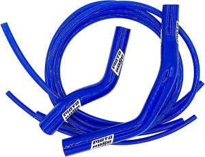 SILICONE HOSE KIT BLUE