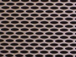 ALUMINUM MESH SHEET 18" X 18" OVAL