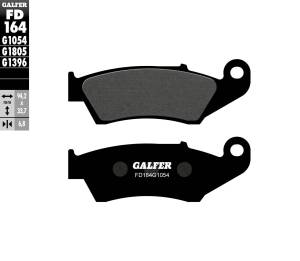 BRAKE PADS SEMI METALLIC FD164G1054