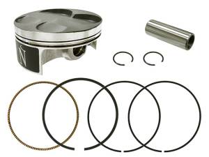 PISTON KIT FRGD CHRM COMP CYL 76.95/STD 12.6:1 KAW/SUZ