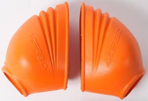 FOOTPEG COVERS ORANGE ORANGE