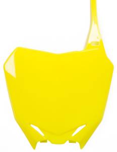 FRONT NUMBER PLATE FLUORESCENT YELLOW