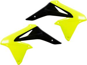 RADIATOR SHROUDS FLUORESCENT YELLOW/BLACK