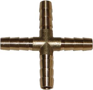 BRASS CROSS 1/4"