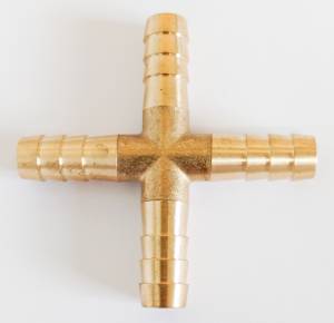 BRASS CROSS 3/8"