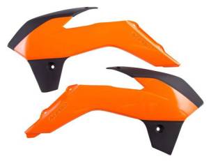 RADIATOR SHROUD ORANGE/BLACK