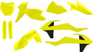 FULL PLASTIC KIT FLUORESCENT YELLOW