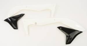 RADIATOR SHROUDS WHITE/BLACK