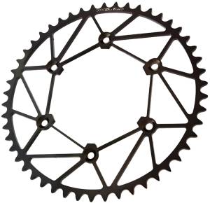 REAR SPROCKET CHROMOLY STL/ZIR 49T-520 BLK BETA