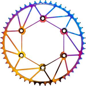 REAR SPROCKET CHROMOLY STL/ZIR 50T-520 CHROMATIC KTM/HUSQ