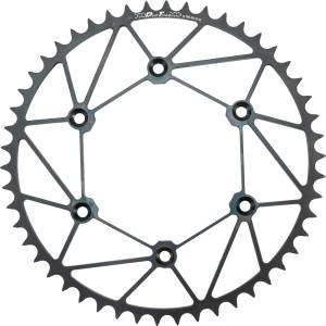 REAR SPROCKET CHROMOLY STL/ZIR 50T-520 BLK KTM/HUSQ