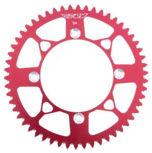 REAR SPROCKET ALUMINUM 54T-420 RED HON