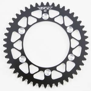 REAR SPROCKET ALUMINUM 46T-520 BLK HON