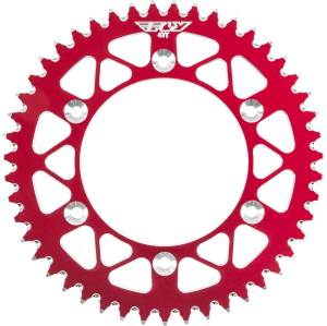 REAR SPROCKET ALUMINUM 47T-520 RED HON