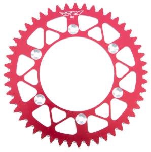 REAR SPROCKET ALUMINUM 48T-520 RED HON