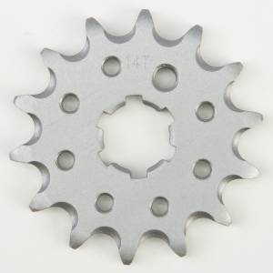 FRONT CS SPROCKET STEEL 14T-420 KAW/SUZ/YAM