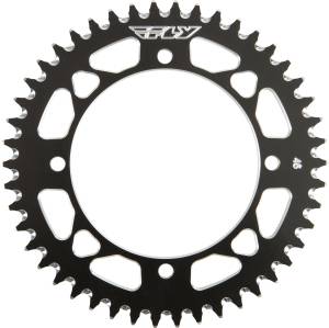 REAR SPROCKET ALUMINUM 46T-420 BLK KAW/SUZ