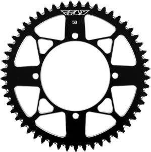 REAR SPROCKET ALUMINUM 53T-420 BLK KAW/SUZ