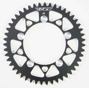 REAR SPROCKET ALUMINUM 47T-420 BLK HUSQ/KTM