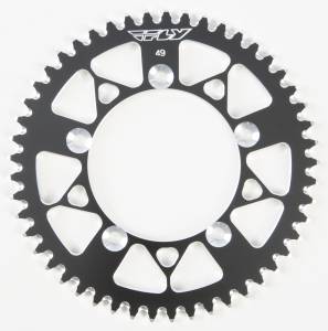 REAR SPROCKET ALUMINUM 49T-420 BLK HUSQ/KTM