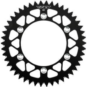 REAR SPROCKET ALUMINUM 46T-520 BLK HUSQ/KTM